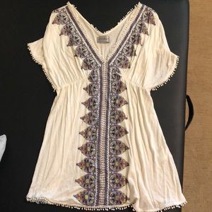 Size L Short Sleeve Deep V blouse